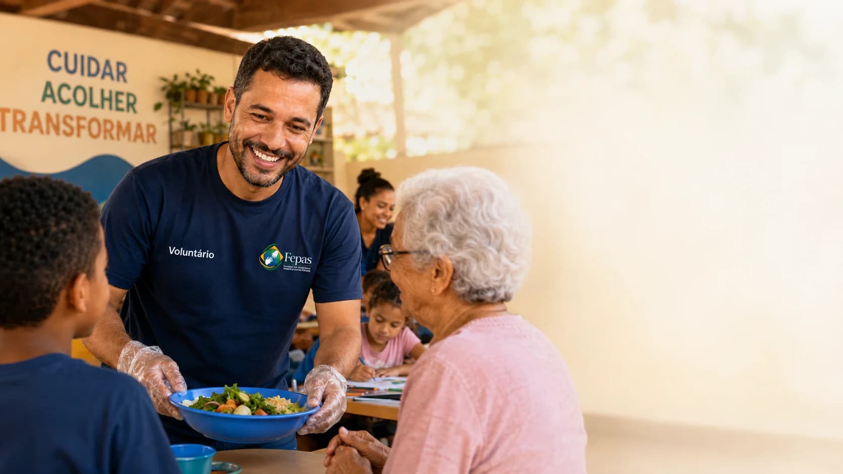 Seja um voluntário